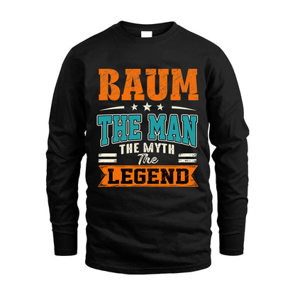 BAUM HH F007 The Man The Myth The Legend Personalized Shirt – Gift for Men