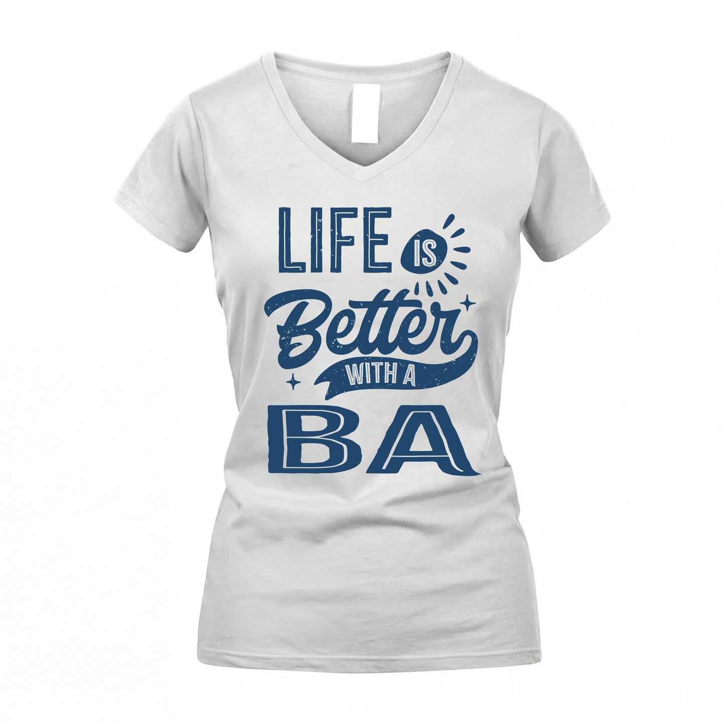 BA HH88-K2–Personalized Name Quote T-Shirt Life Is Better With Unisex Gift