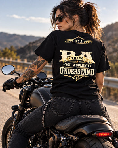 BA HH-F003–Personalized Name Quote Apparel “It’s an NAME Thing You Wouldn’t Understand”