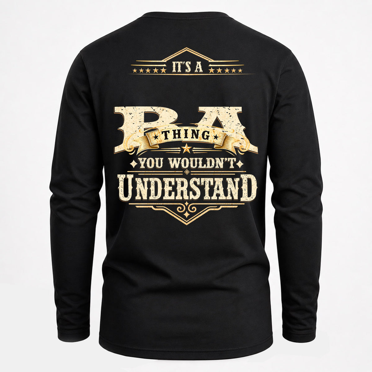 BA HH-F003–Personalized Name Quote Apparel “It’s an NAME Thing You Wouldn’t Understand”