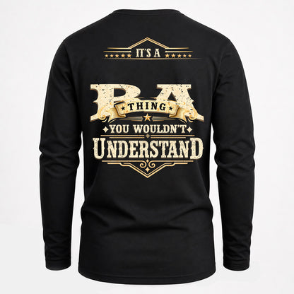 BA HH-F003–Personalized Name Quote Apparel “It’s an NAME Thing You Wouldn’t Understand”