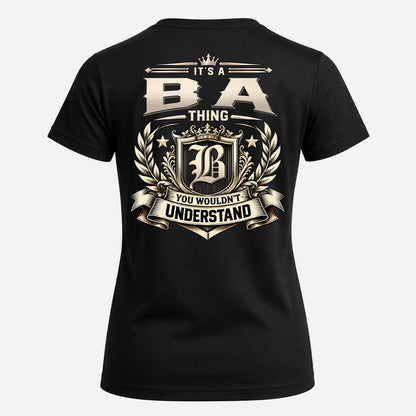 BA HH-F006 Thing Personalized Name T Shirt – You Wouldn’t Understand