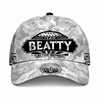 BEATTY TC01 HH79 Team Your Name Hat, Personalized Camo Baseball Cap, Custom Family Gift, Gift for Him Her