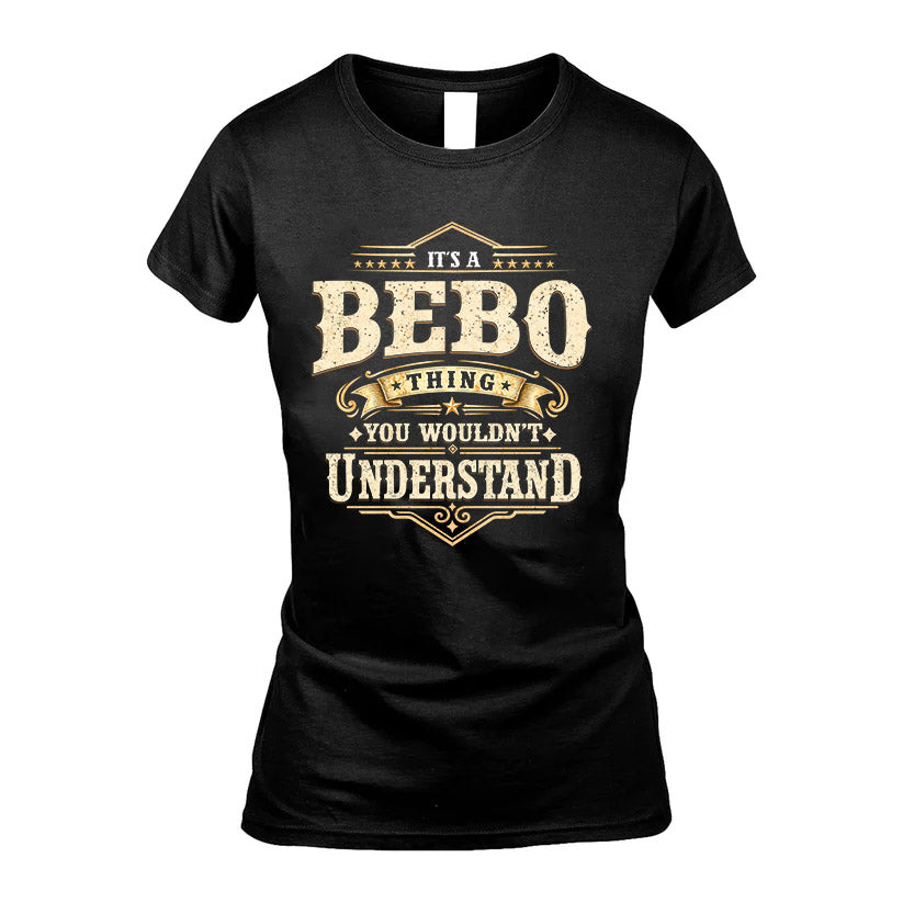 BEBO HH-F009–Personalized Name Quote Apparel “It’s an NAME Thing You Wouldn’t Understand”