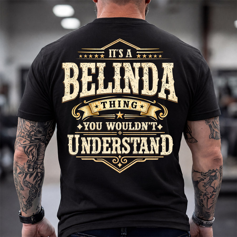 BELINDA HH-F003–Personalized Name Quote Apparel “It’s an NAME Thing You Wouldn’t Understand”