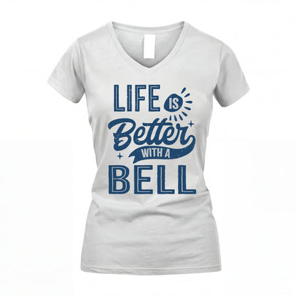 BELL HH88-K2–Personalized Name Quote T-Shirt Life Is Better With Unisex Gift