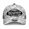 BENITEZ TC01 HH79 Team Your Name Hat, Personalized Camo Baseball Cap, Custom Family Gift, Gift for Him Her