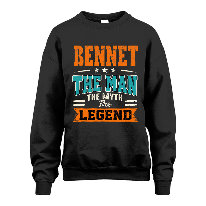 BENNET HH F007 The Man The Myth The Legend Personalized Shirt – Gift for Men