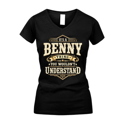 BENNY HH-F009–Personalized Name Quote Apparel “It’s an NAME Thing You Wouldn’t Understand”