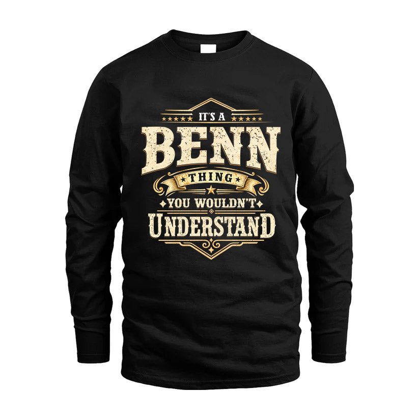 BENN HH-F009–Personalized Name Quote Apparel “It’s an NAME Thing You Wouldn’t Understand”