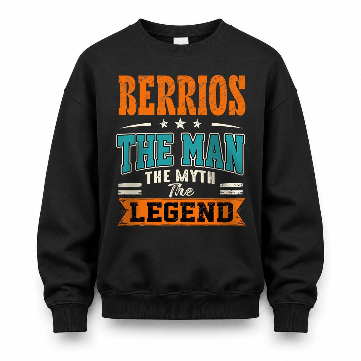 BERRIOS HH F007 The Man The Myth The Legend Personalized Shirt – Gift for Men