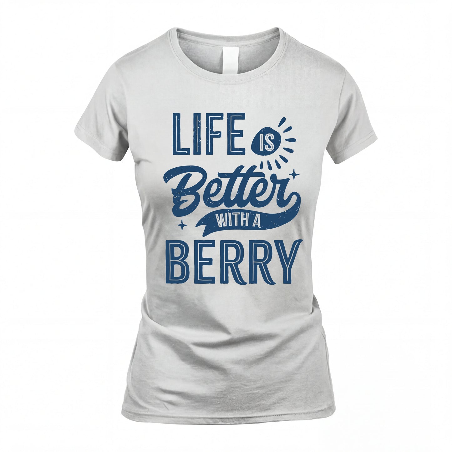 BERRY HH88-K2–Personalized Name Quote T-Shirt Life Is Better With Unisex Gift