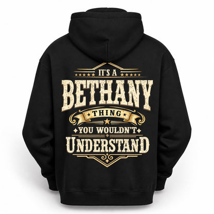 BETHANY HH-F003–Personalized Name Quote Apparel “It’s an NAME Thing You Wouldn’t Understand”
