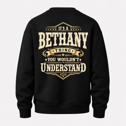 BETHANY HH-F003–Personalized Name Quote Apparel “It’s an NAME Thing You Wouldn’t Understand”