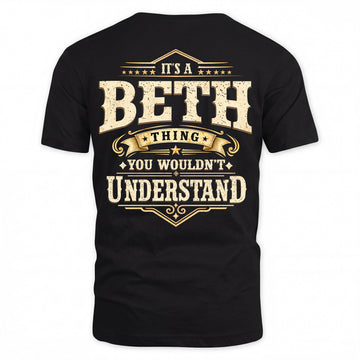 BETH HH-F003–Personalized Name Quote Apparel “It’s an NAME Thing You Wouldn’t Understand”