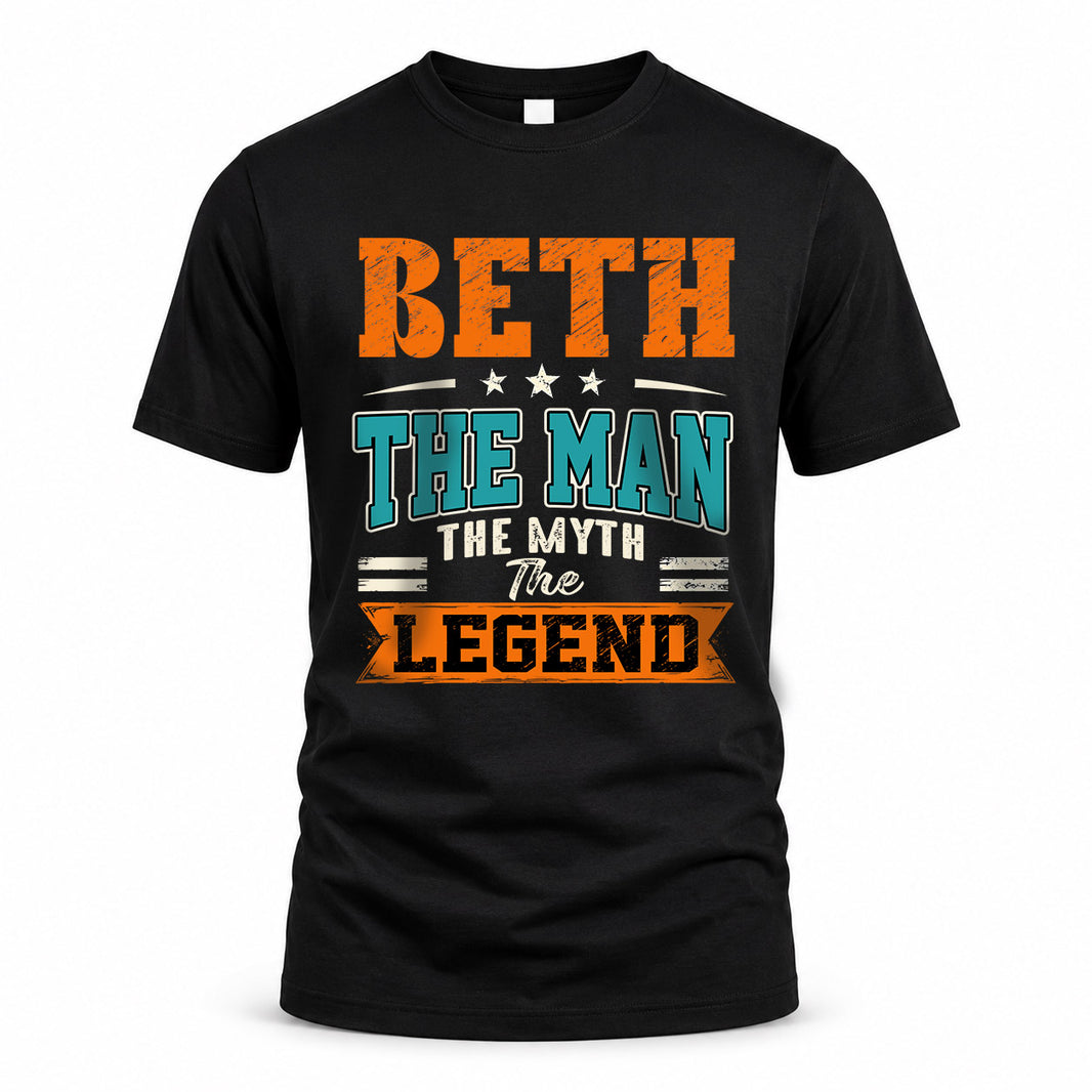 BETH HH F007 The Man The Myth The Legend Personalized Shirt – Gift for Men