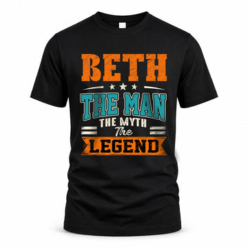 BETH HH F007 The Man The Myth The Legend Personalized Shirt – Gift for Men