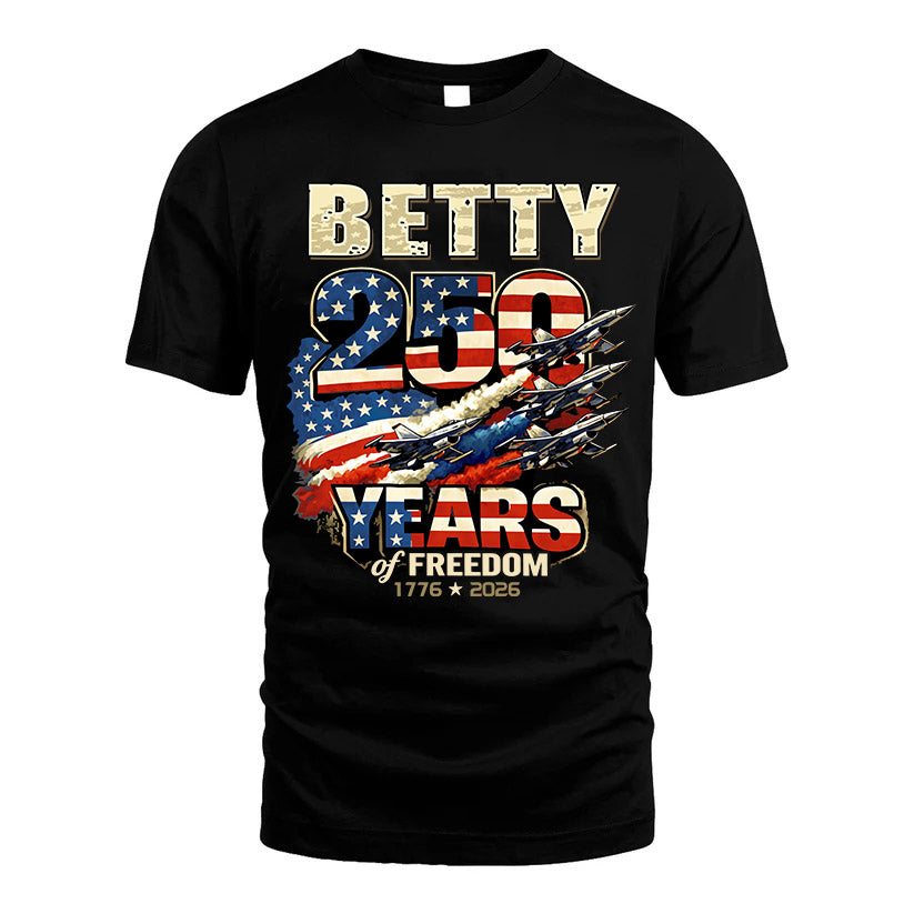 BETTY HH88-K250-105...250 Years Of Freedom 1776-2026