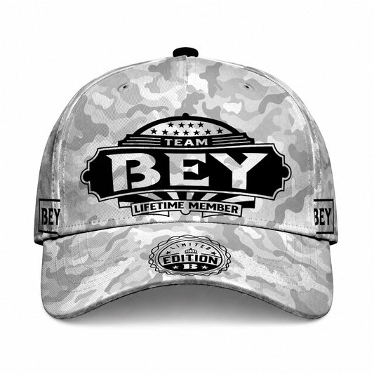 BEY TC01 HH79 Team Your Name Hat, Personalized Camo Baseball Cap, Custom Family Gift, Gift for Him Her