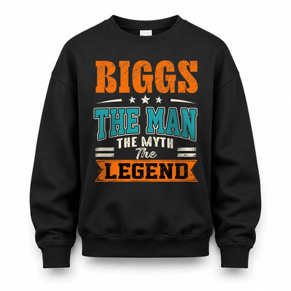 BIGGS HH F007 The Man The Myth The Legend Personalized Shirt – Gift for Men