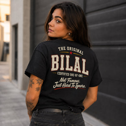 BILAL W65-F6-168 – Personalized Original Issue Apparel “The Original NAME Certified One-of-One"