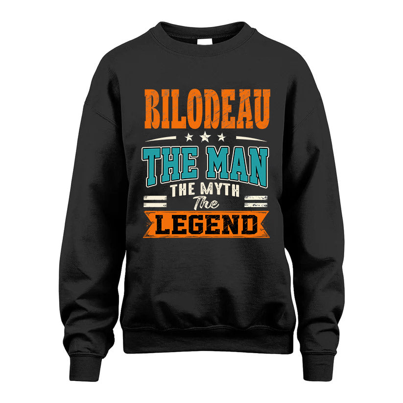 BILODEAU HH F007 The Man The Myth The Legend Personalized Shirt – Gift for Men