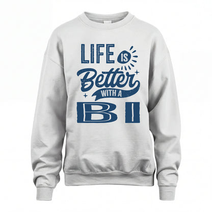 BI HH88-K2–Personalized Name Quote T-Shirt Life Is Better With Unisex Gift