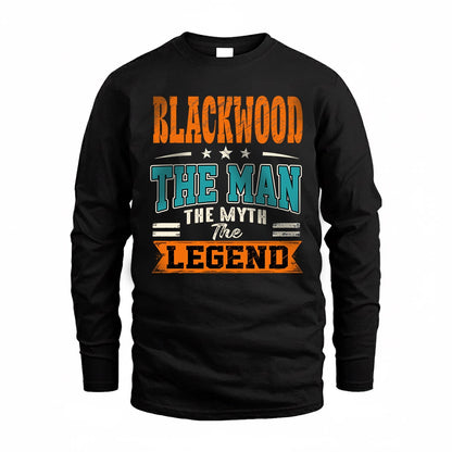 BLACKWOOD HH F007 The Man The Myth The Legend Personalized Shirt – Gift for Men