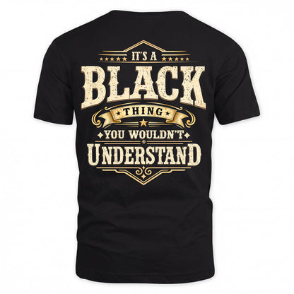 BLACK HH-F003–Personalized Name Quote Apparel “It’s an NAME Thing You Wouldn’t Understand”