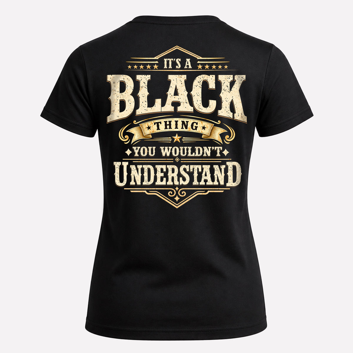 BLACK HH-F003–Personalized Name Quote Apparel “It’s an NAME Thing You Wouldn’t Understand”
