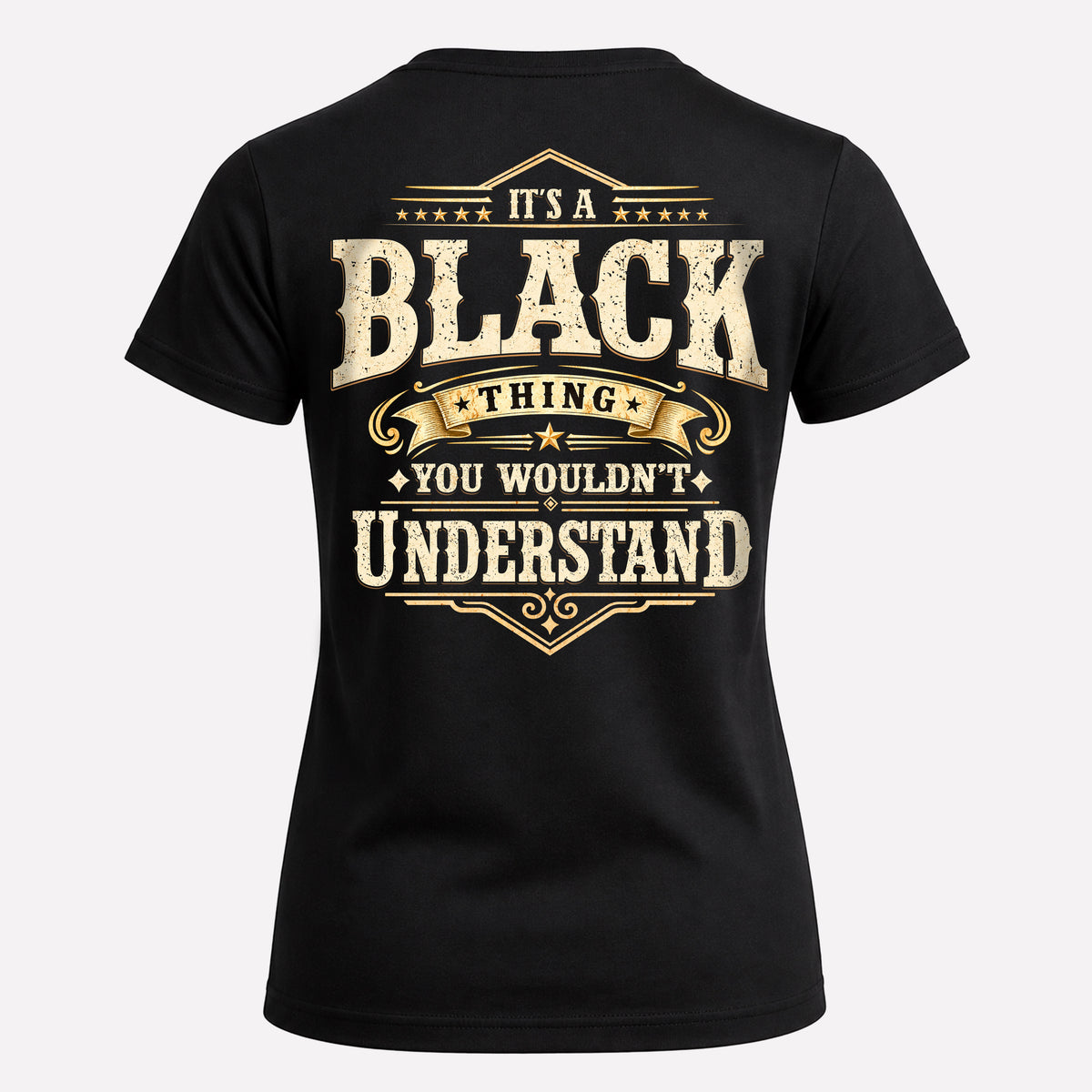 BLACK HH-F003–Personalized Name Quote Apparel “It’s an NAME Thing You Wouldn’t Understand”