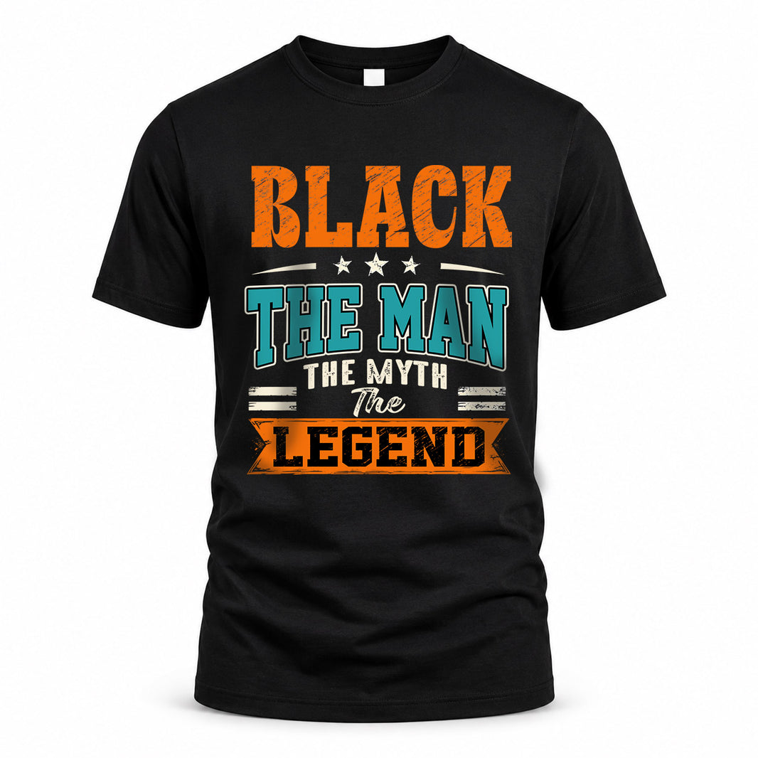 BLACK HH F007 The Man The Myth The Legend Personalized Shirt – Gift for Men