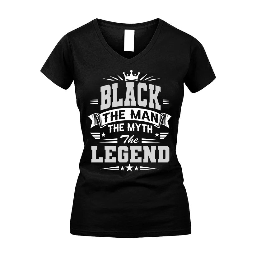 BLACK HH F004 The Man The Myth The Legend Personalized Shirt – Gift for Men
