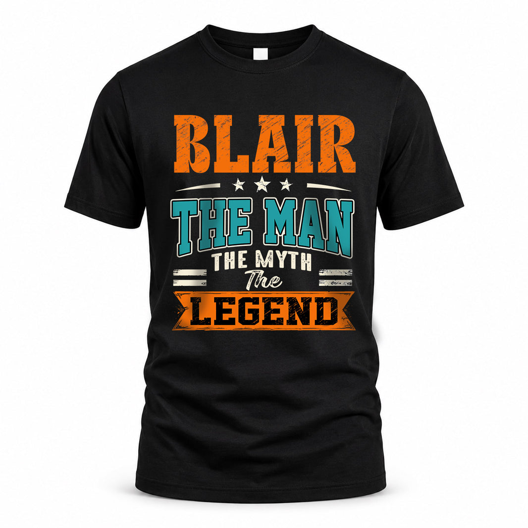 BLAIR HH F007 The Man The Myth The Legend Personalized Shirt – Gift for Men