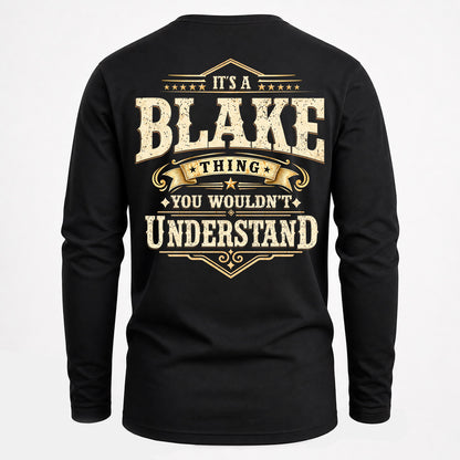 BLAKE HH-F003–Personalized Name Quote Apparel “It’s an NAME Thing You Wouldn’t Understand”