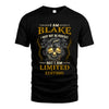 I Am Blake, I May Not Be Perfect, But I Am Limited Edition – Personalized Skull T-Shirt