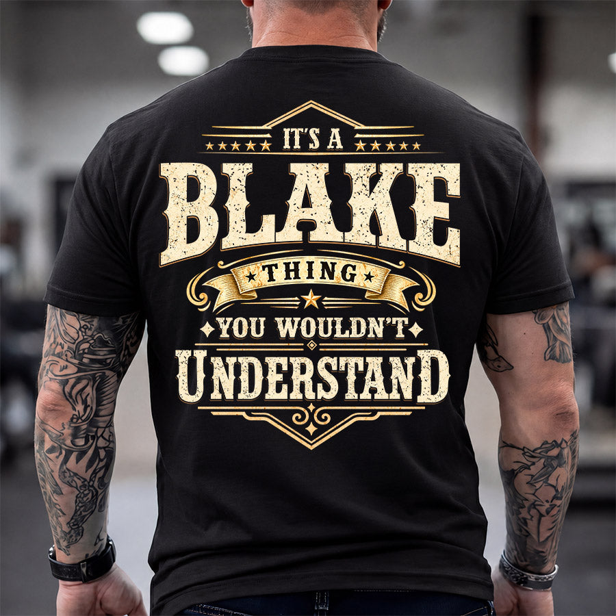 BLAKE HH-F003–Personalized Name Quote Apparel “It’s an NAME Thing You Wouldn’t Understand”
