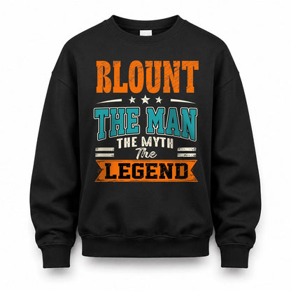 BLOUNT HH F007 The Man The Myth The Legend Personalized Shirt – Gift for Men
