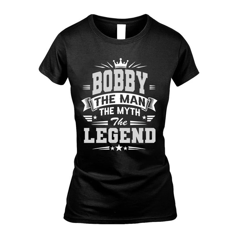 BOBBY HH F004 The Man The Myth The Legend Personalized Shirt – Gift for Men