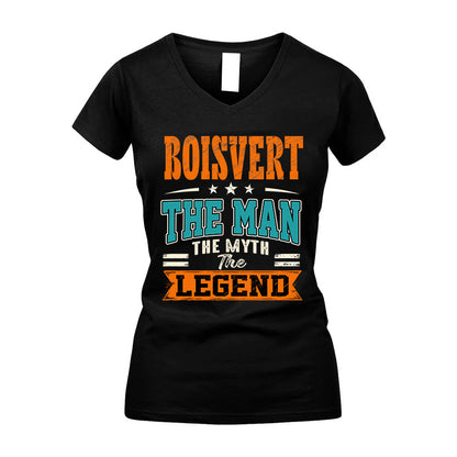 BOISVERT HH F007 The Man The Myth The Legend Personalized Shirt – Gift for Men