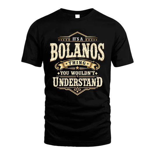 BOLANOS HH-F009–Personalized Name Quote Apparel “It’s an NAME Thing You Wouldn’t Understand”