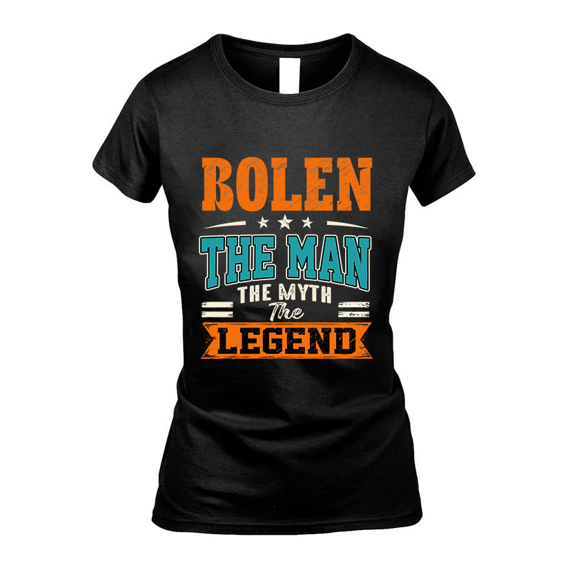 BOLEN HH F007 The Man The Myth The Legend Personalized Shirt – Gift for Men