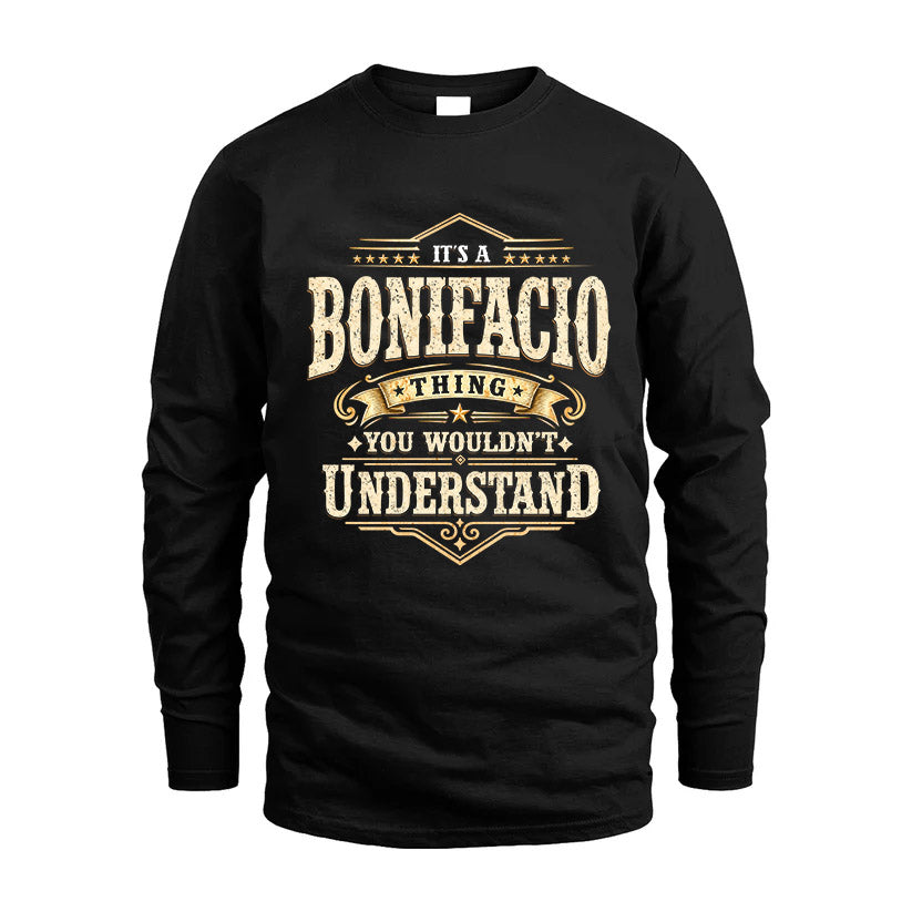 BONIFACIO HH-F009–Personalized Name Quote Apparel “It’s an NAME Thing You Wouldn’t Understand”
