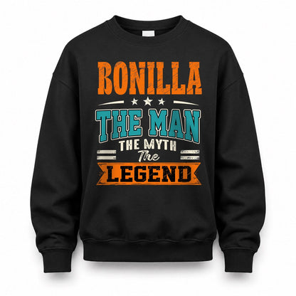 BONILLA HH F007 The Man The Myth The Legend Personalized Shirt – Gift for Men
