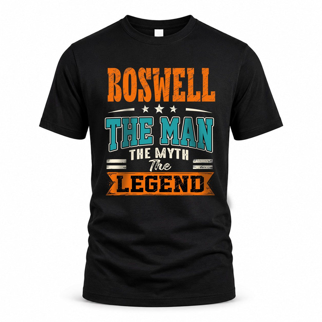 BOSWELL HH F007 The Man The Myth The Legend Personalized Shirt – Gift for Men