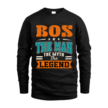 BOS HH F007 The Man The Myth The Legend Personalized Shirt – Gift for Men