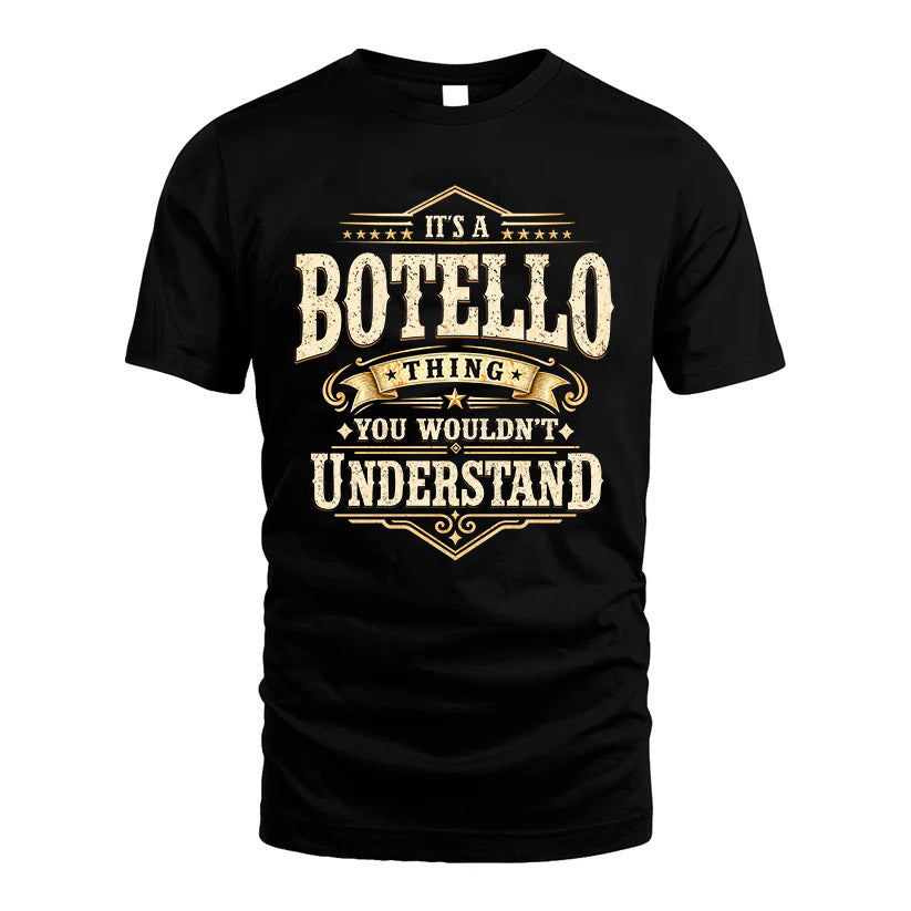 BOTELLO HH-F009–Personalized Name Quote Apparel “It’s an NAME Thing You Wouldn’t Understand”