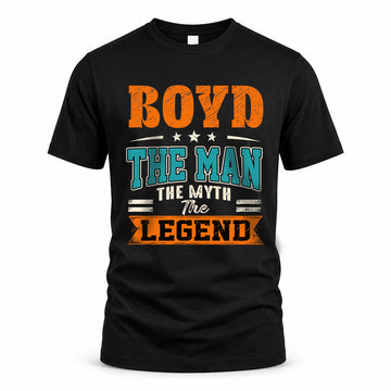 BOYD HH F007 The Man The Myth The Legend Personalized Shirt – Gift for Men