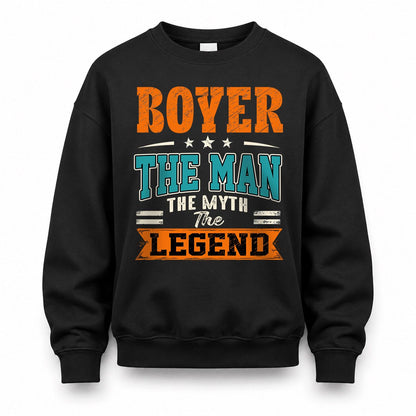 BOYER HH F007 The Man The Myth The Legend Personalized Shirt – Gift for Men
