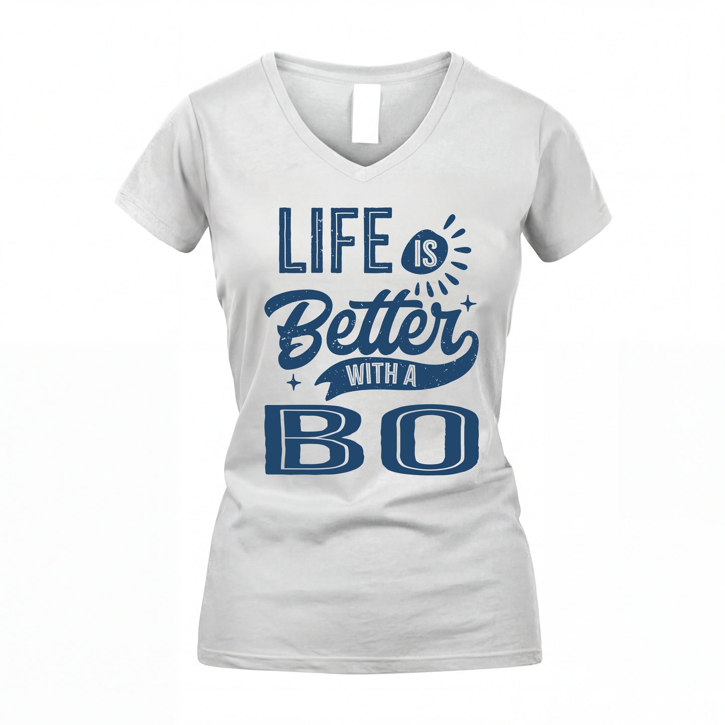 BO HH88-K2–Personalized Name Quote T-Shirt Life Is Better With Unisex Gift